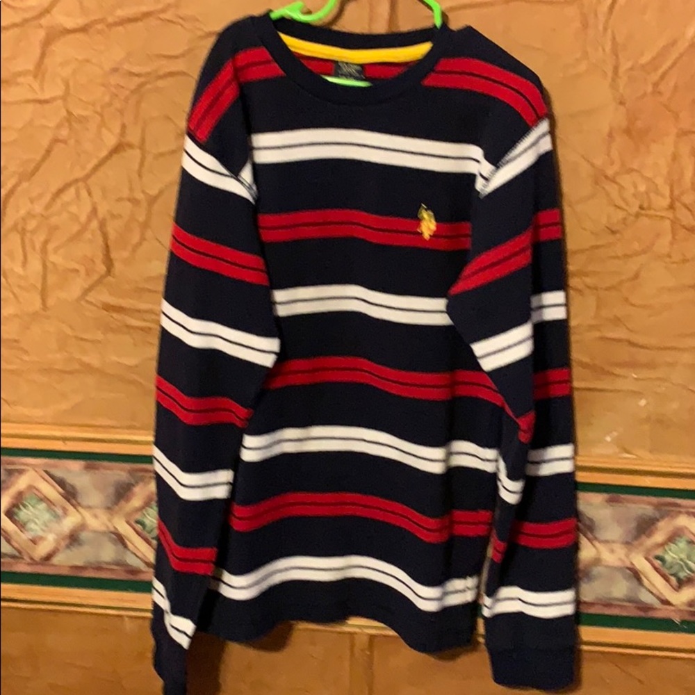 U.S.Polo Assn. Navy striped thermal size 14/16